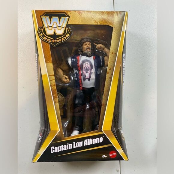 NIB WWE CAPTAIN LOU ALBANO Legends Elite Collection Action Wrestling Series 22 - Picture 3 of 5